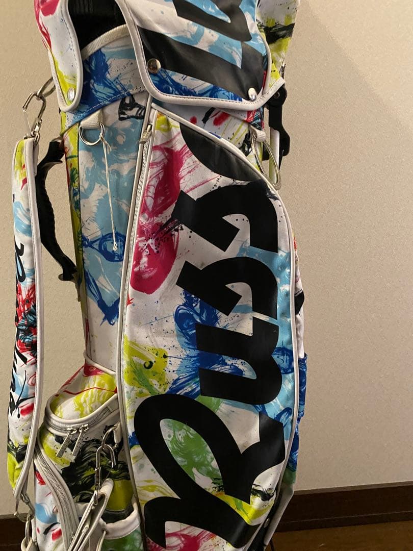 ラッセルノ RUSSELUNO 限定コラボ ゴルフ キャディバッグ NEON