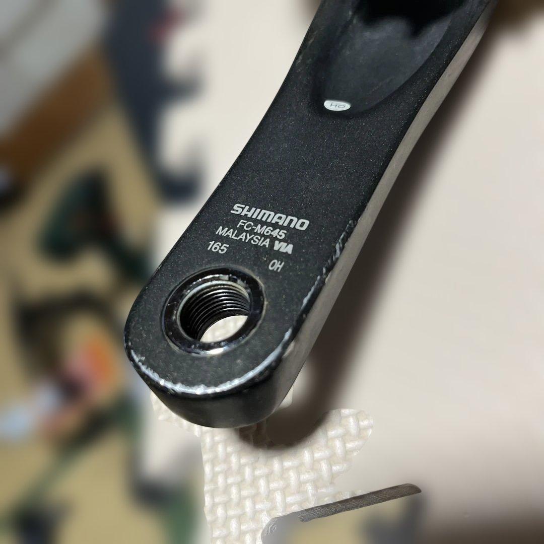 SHIMANO Zee FC-M645 165mm クランクセット