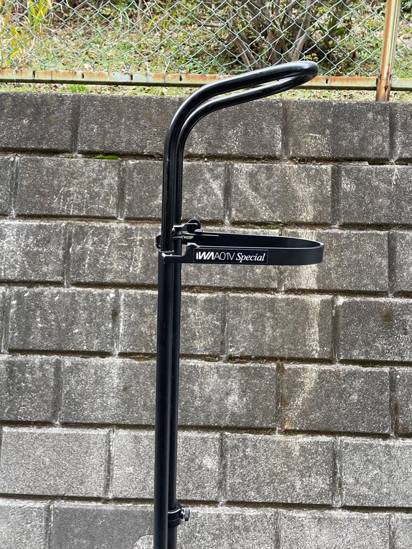 丸八工機 iWA A01V ロードバイク室内用縦置きスタンド ブラック