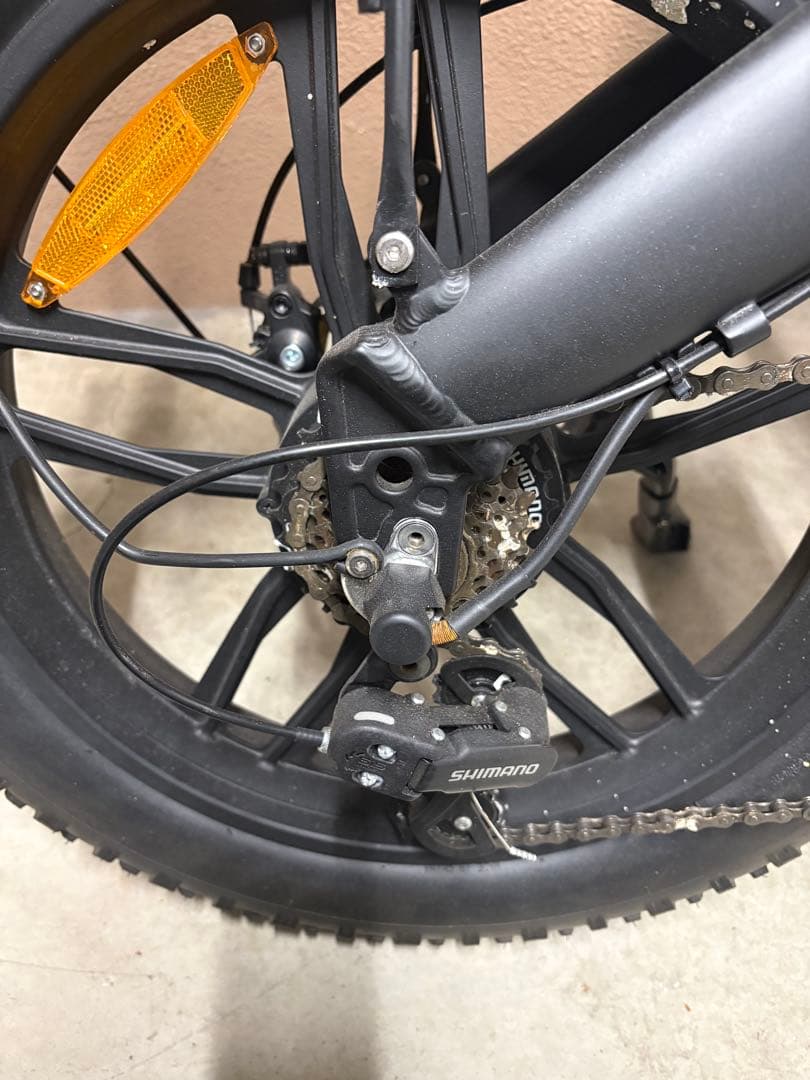 ジャンク品　SCOTTEB 電動アシスト自転車 e-bike折りたたみ式 黒