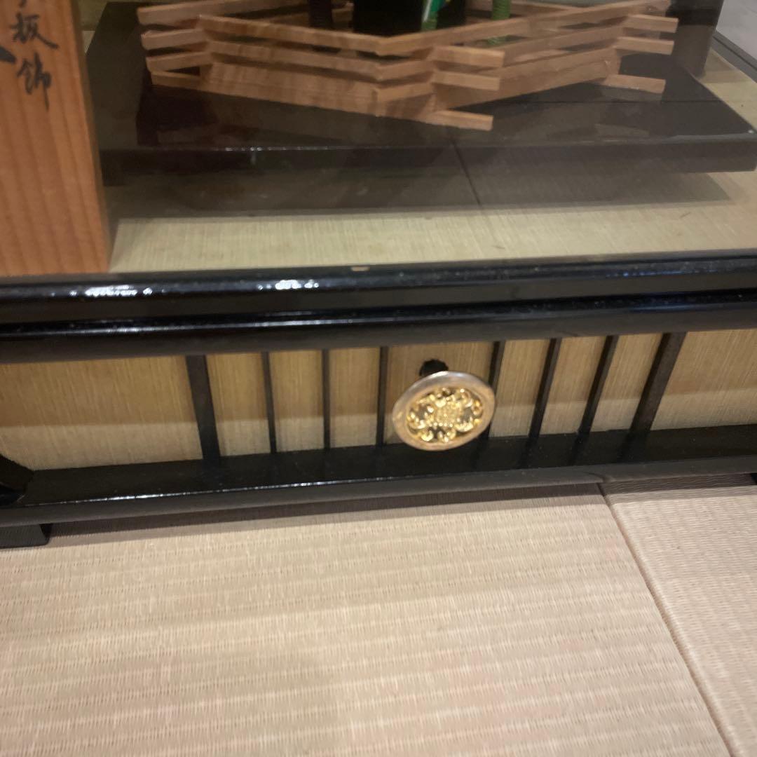 御羽子板飾　本仕立正絹 伝統工芸品 縁起物 オルゴール付き 幹山作 琴