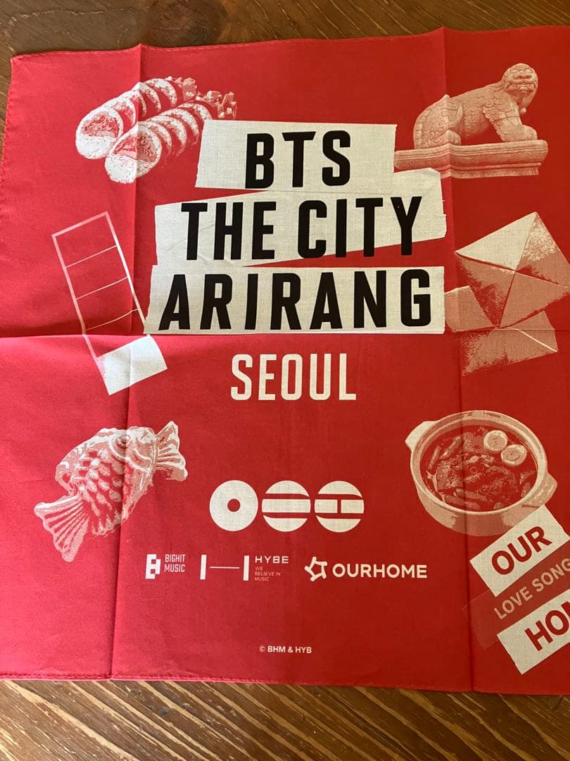 BTS THE CITY ARIRANG Spotify 非売品ノベルティ