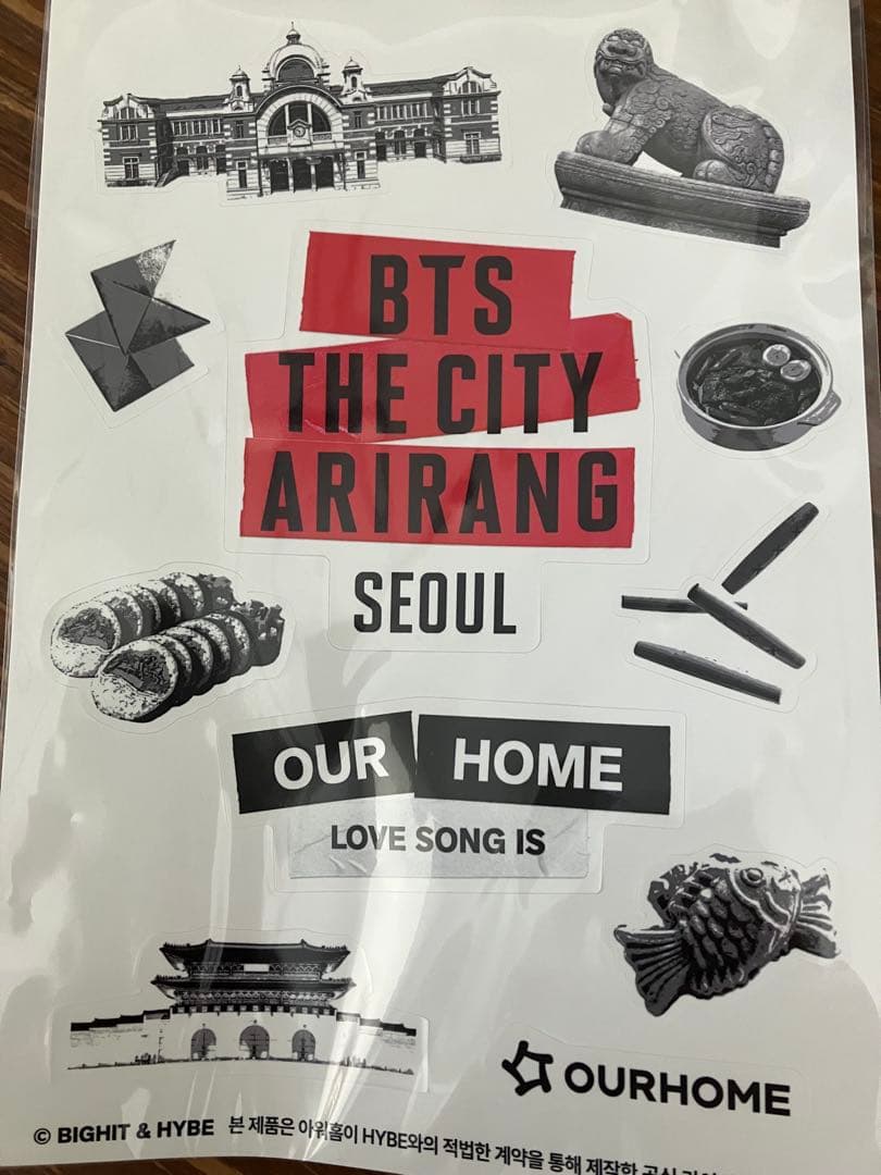 BTS THE CITY ARIRANG Spotify 非売品ノベルティ
