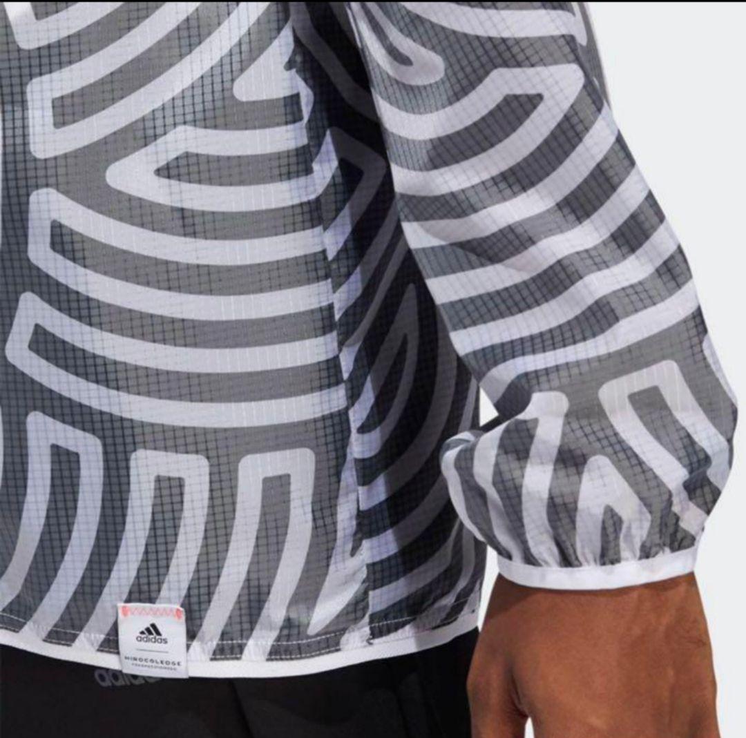 ★あまり着てない美品！★adidasナイロンパーカー★希少!大きめサイズ★ＸＸＬ