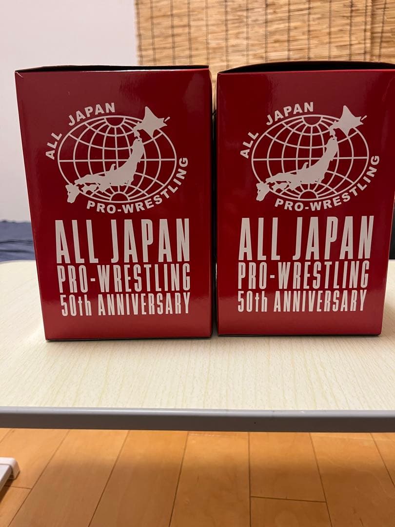 全日本プロレス50周年記念くじ　ジャイアント馬場　ジャンボ鶴田　フィギュア