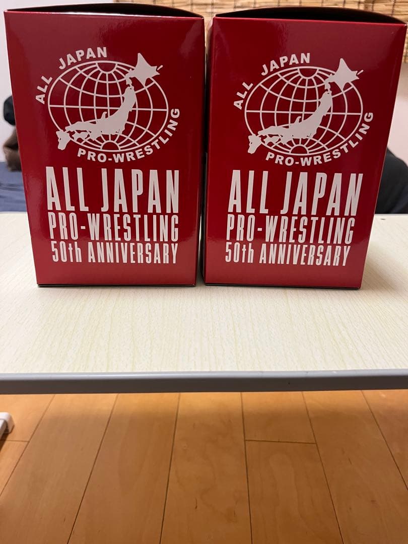 全日本プロレス50周年記念くじ　ジャイアント馬場　ジャンボ鶴田　フィギュア