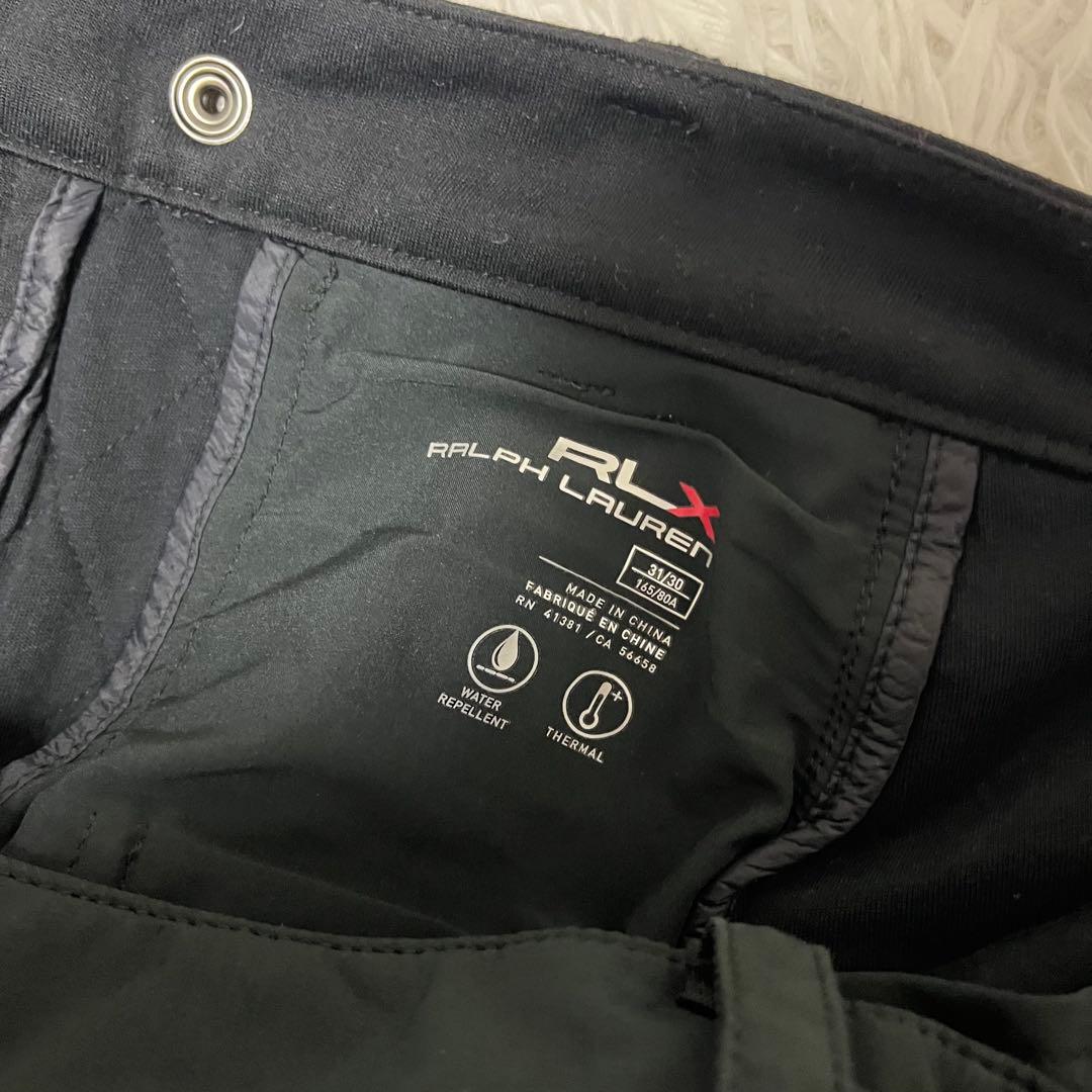 激レア RLX ラルフローレン ゴルフ キルティング パンツ ブラック GOLF