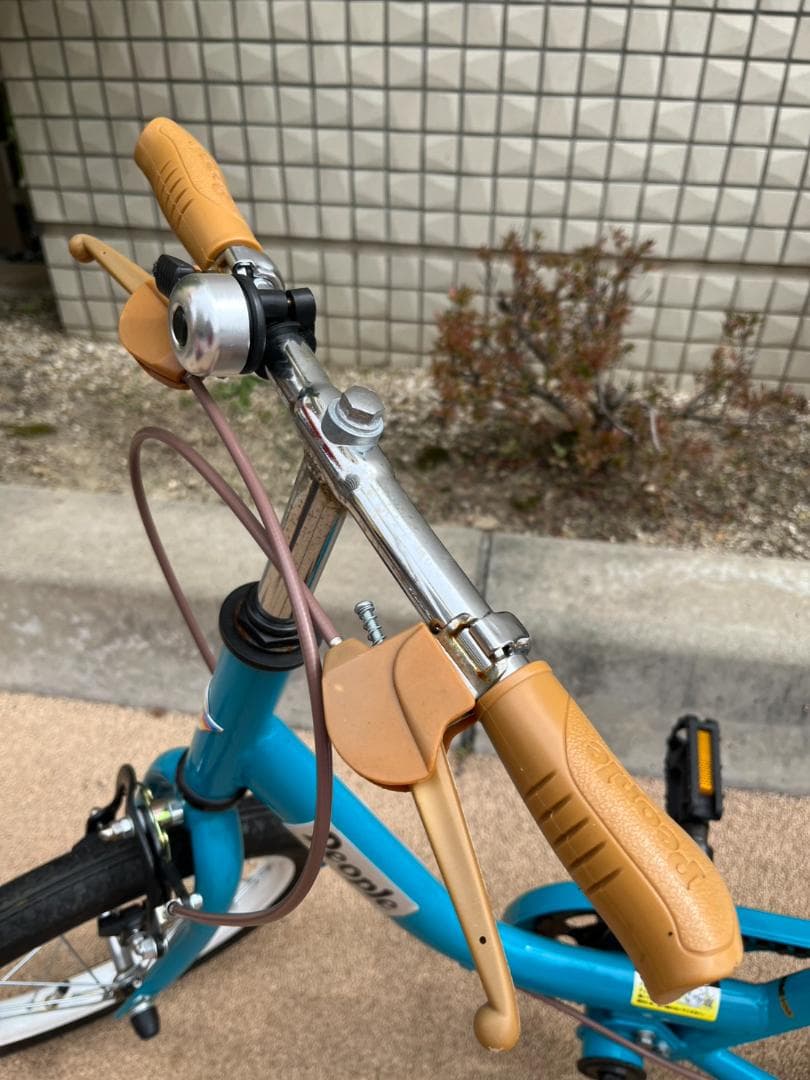 ★美品★Peopie　ケッターサイクル　キッズ自転車　ブルー　２歳～　14インチ