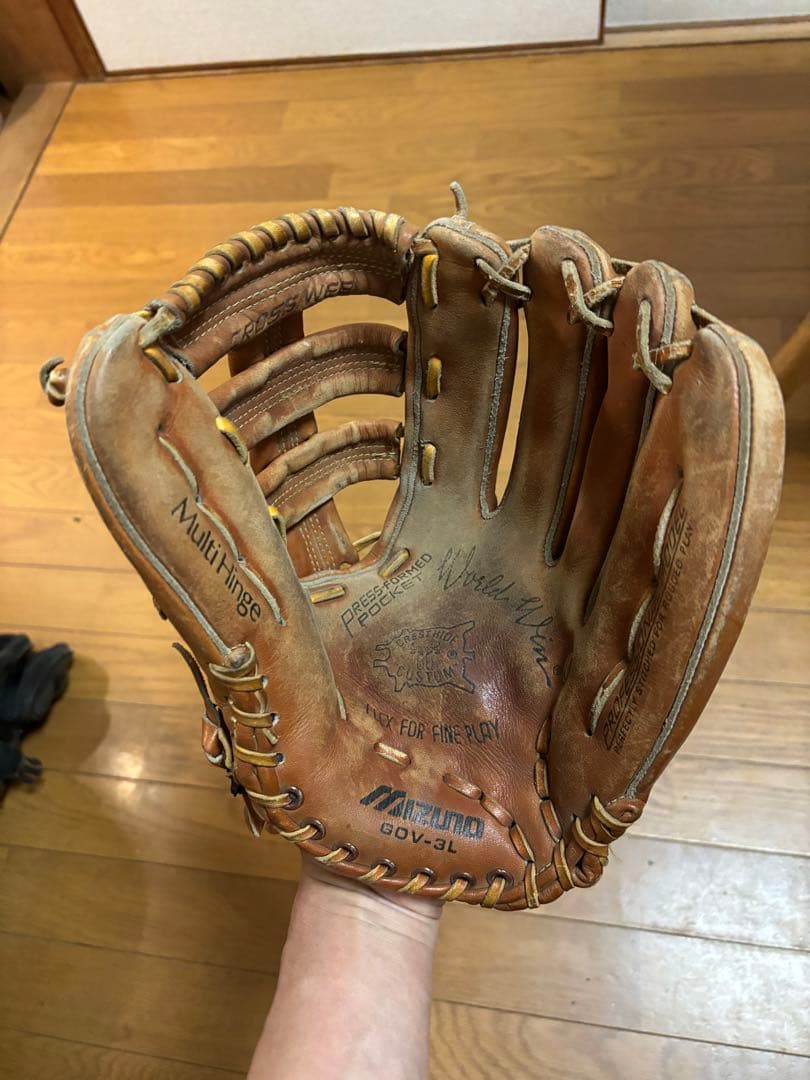 レア　MIZUNO ミズノ　ワールドウィン　ライナーバック　硬式野球用　外野手用
