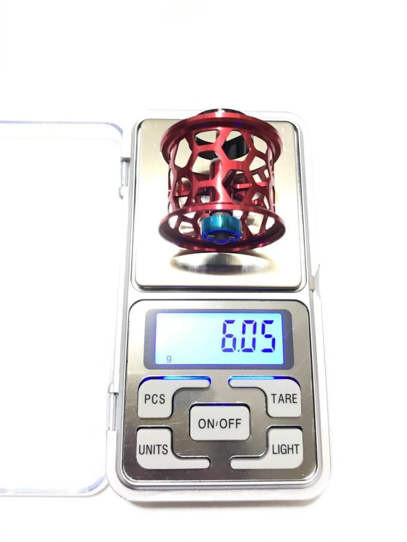 約6.1g 34mm フィネススプール レッド スティーズ ジリオン等
