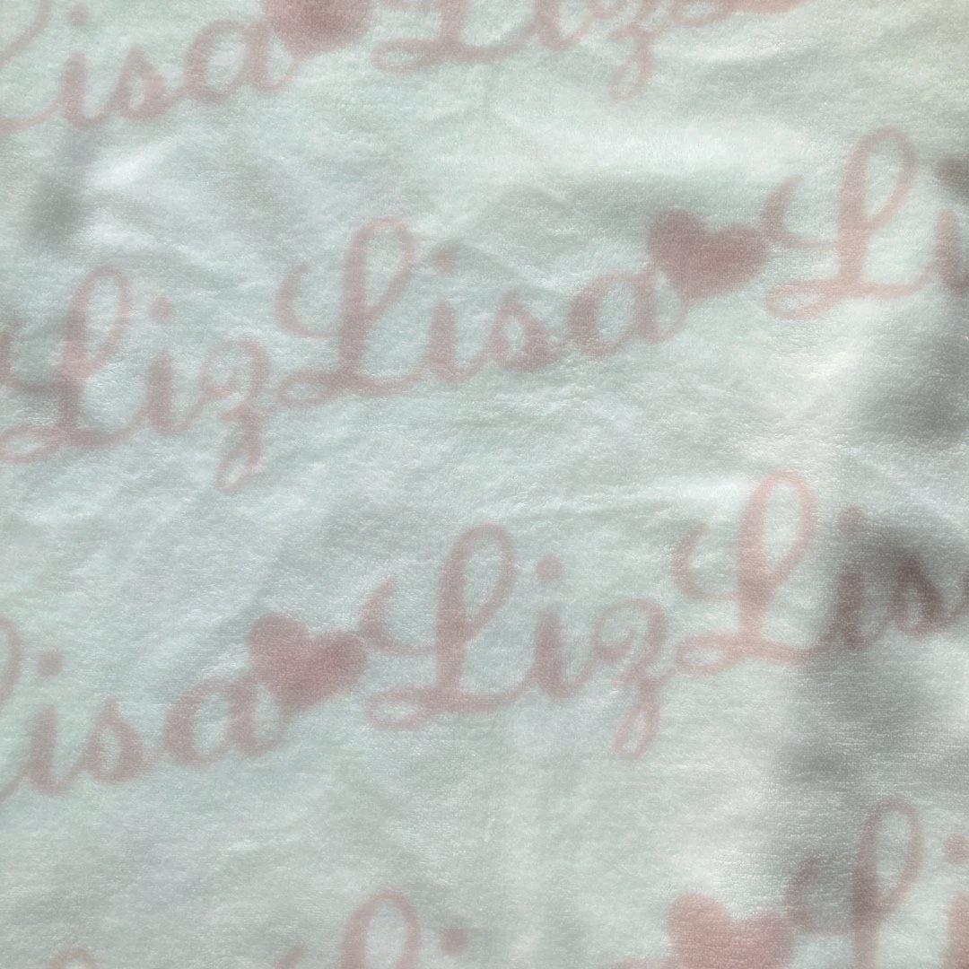 希少Liz Lisa フリル付きブランケット ホワイト・ピンク