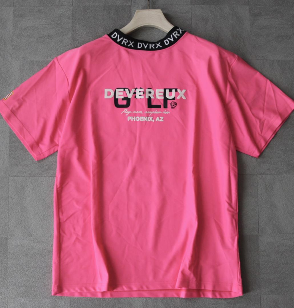 新品【デヴァロー ゴルフ】25SS リブモックSkull TEE 半袖シャツ M