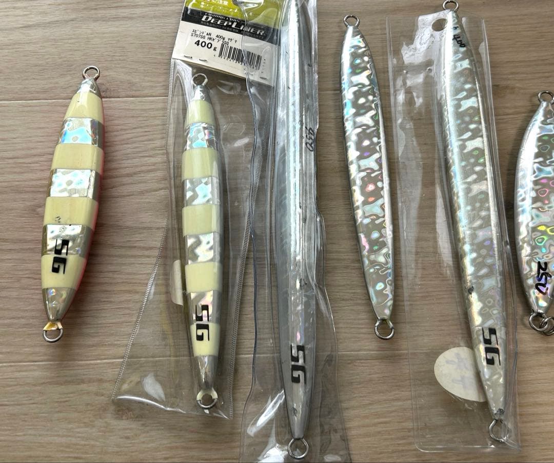 ディープライナー　ジグセット① DEEPLINER スーパーグロー多数！