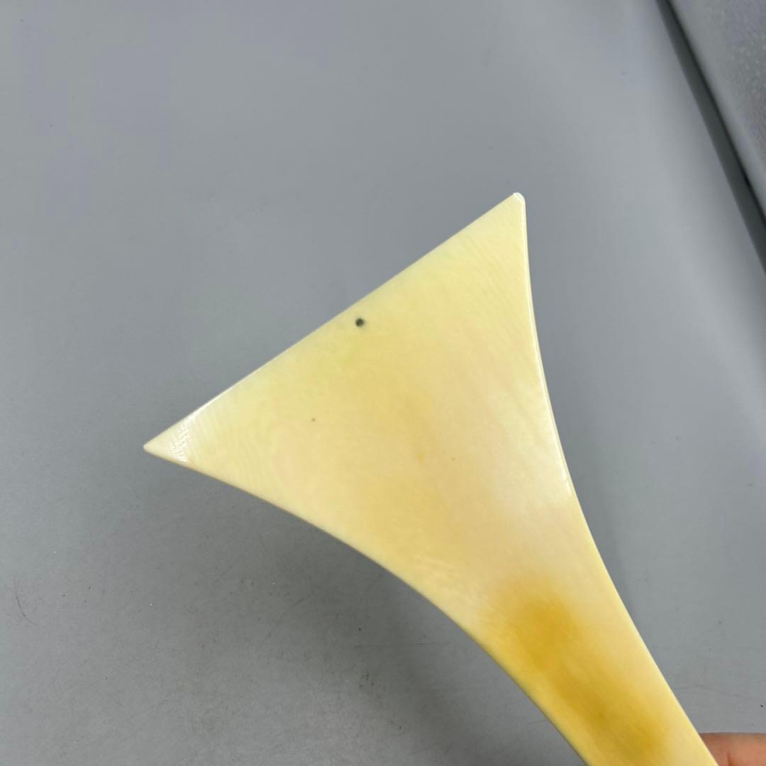 255ヴィンテージ　 天然素材　三味線バチ　重さ約122g