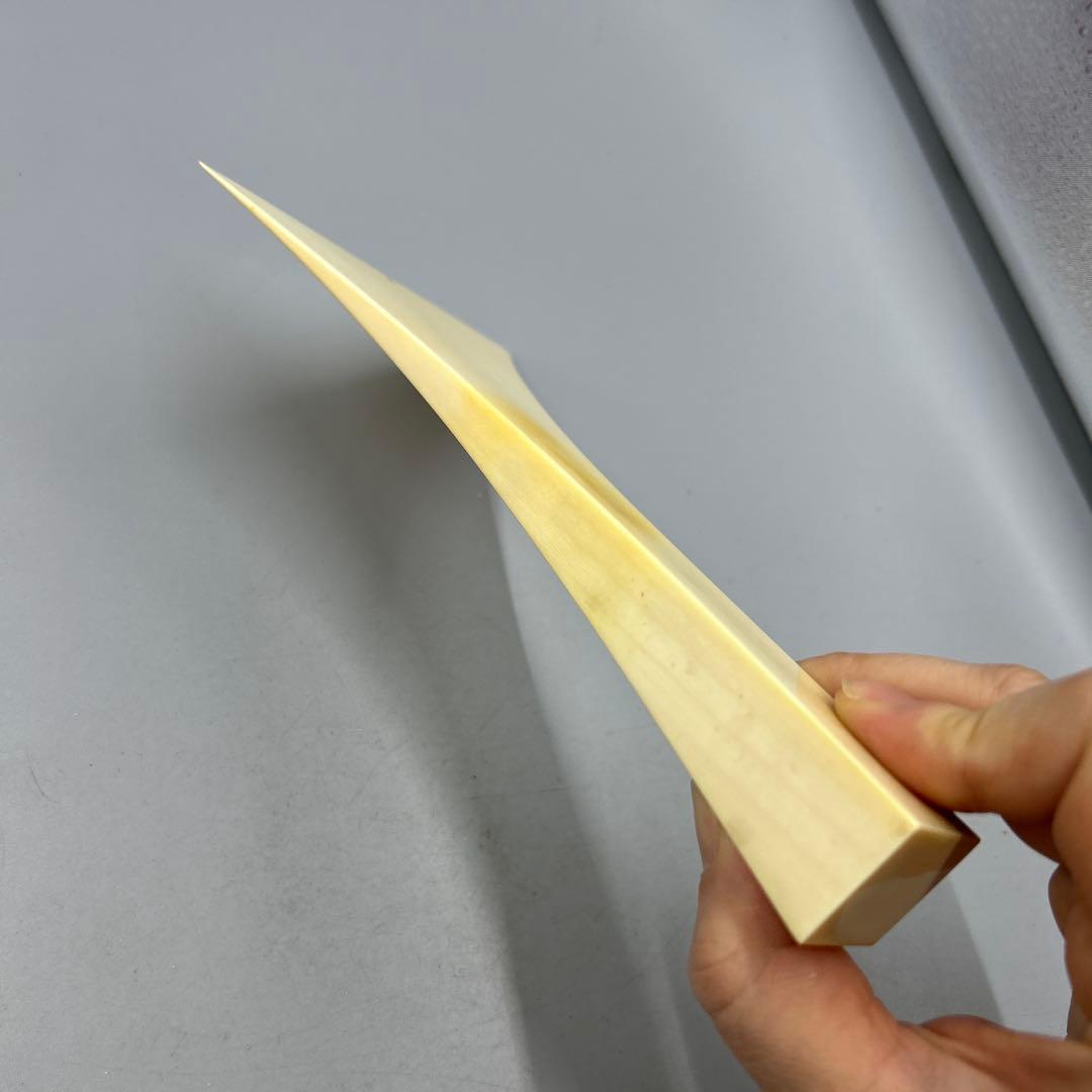 255ヴィンテージ　 天然素材　三味線バチ　重さ約122g