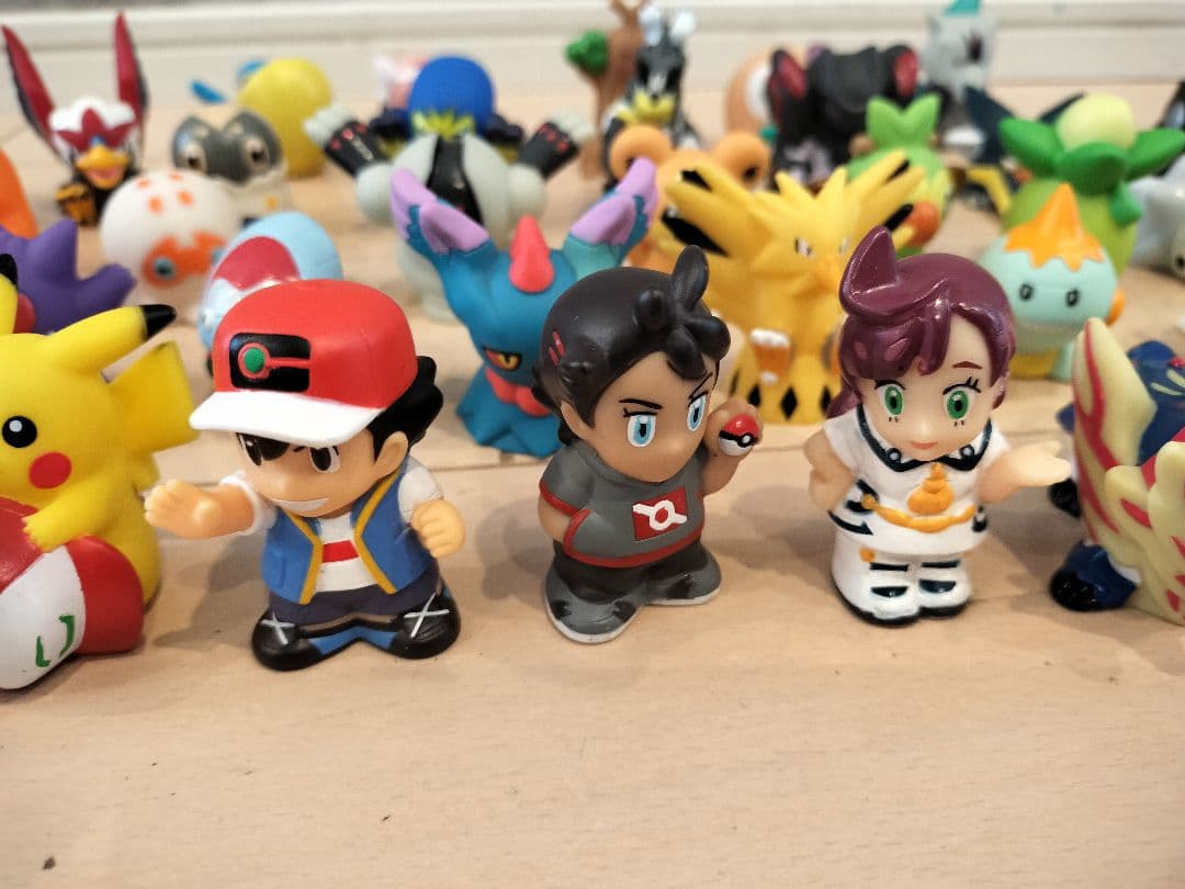 ポケモン指人形 40体 まとめ売りレア レトロ　ダブりなし