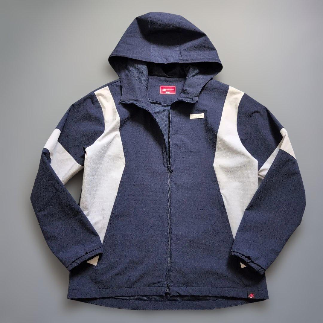 【極美品】ニューバランスゴルフ　ラバーパッチ　フルジップパーカー　L