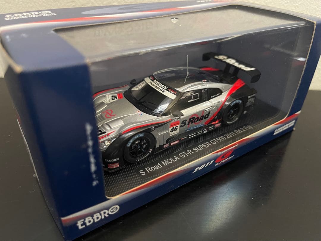 ミニカー EBBRO SUPER GT 2011 S ROAD MOLA GT-R 46