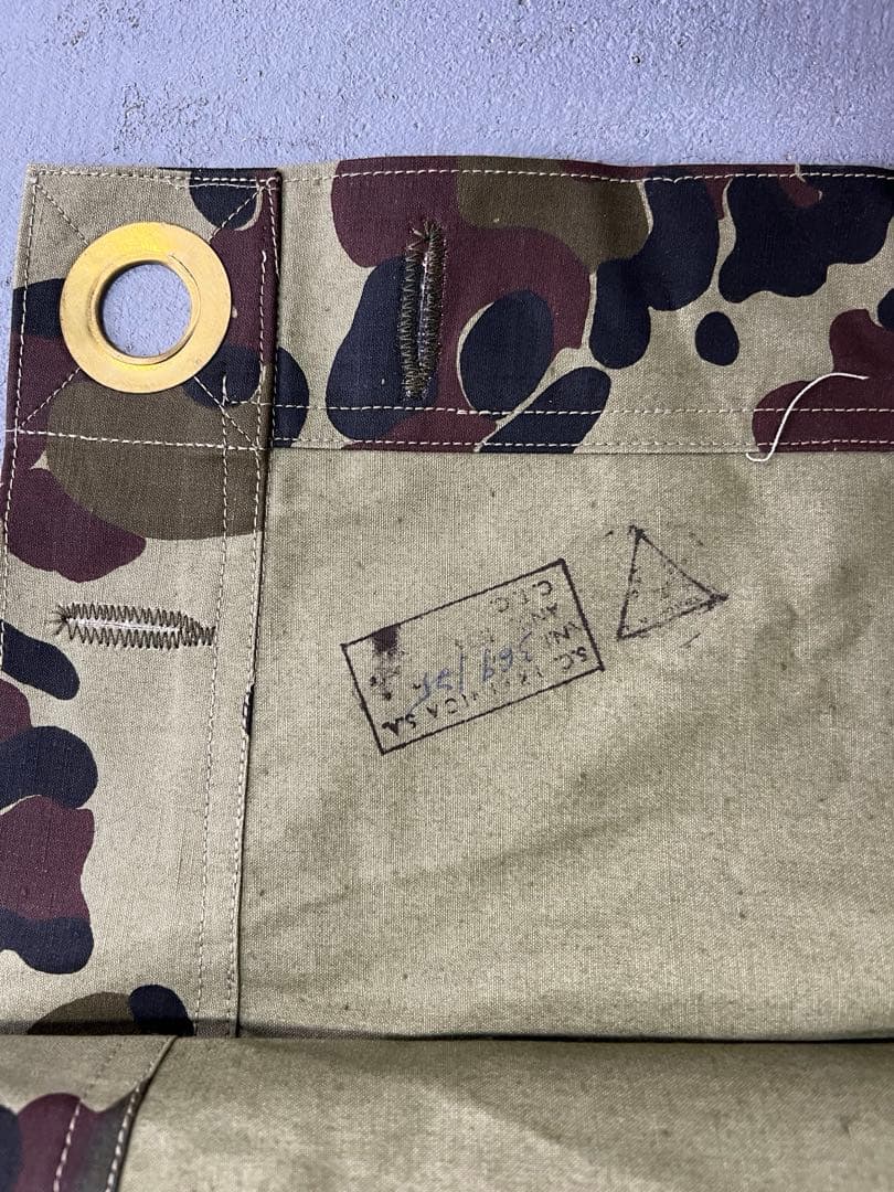 ルーマニア 軍幕 デッド 希少 アメーバカモ デットストック M47 3枚セット