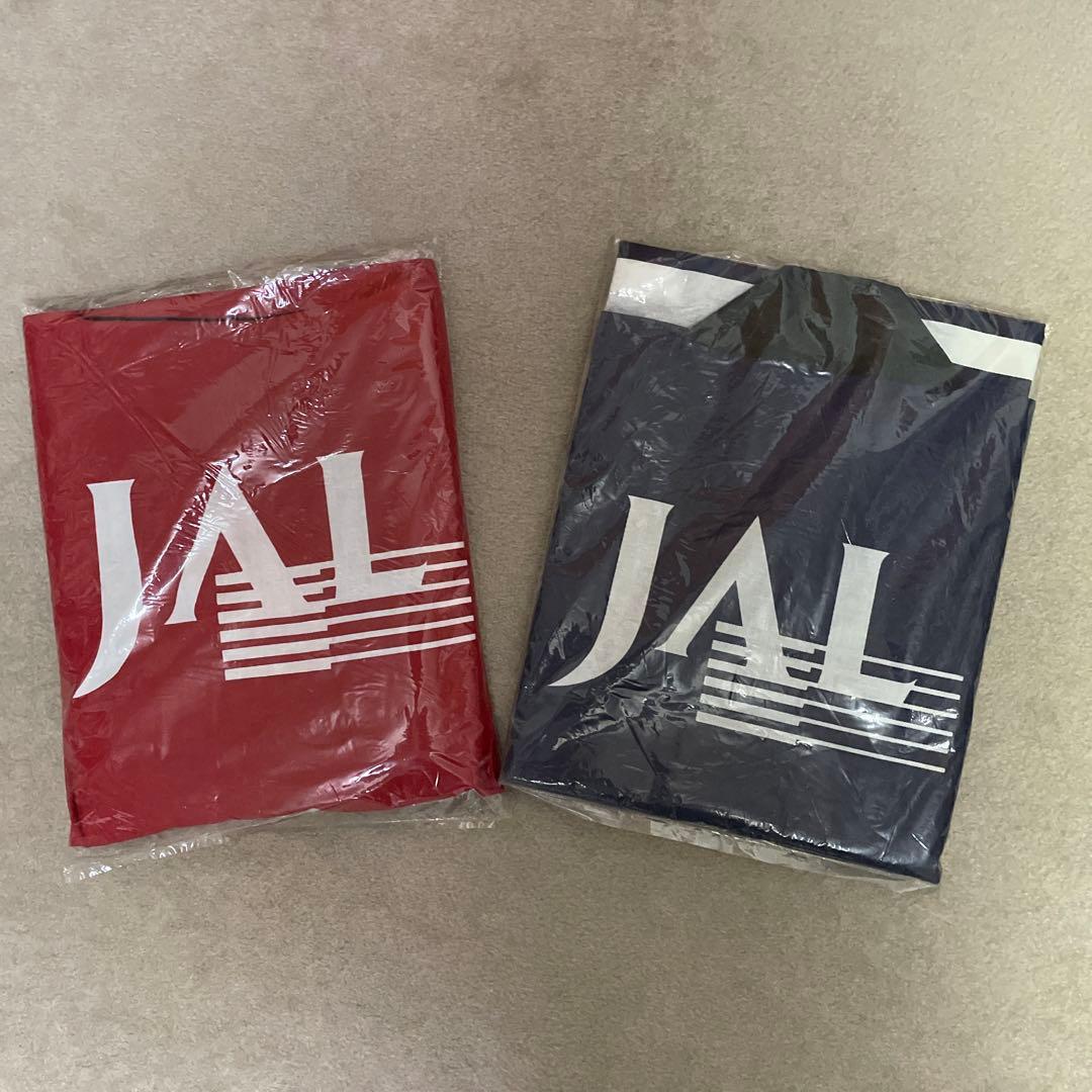 新品未使用★2枚セット赤と紺★JAL はっぴ ★綿100%