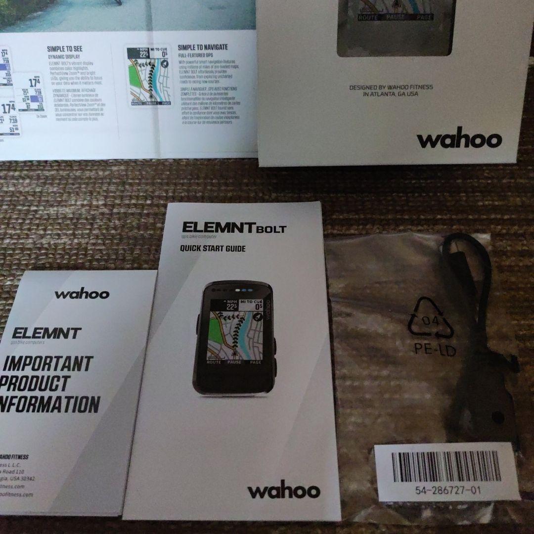 wahoo ELEMNT Bolt サイクルコンピューター