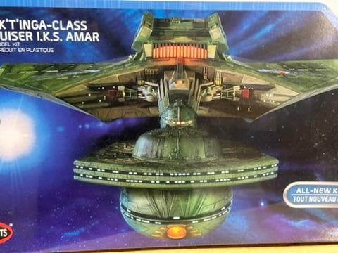 ポーラライツ スタートレック 1/350 クリンゴン帝国防衛軍 巡洋艦未開封新品
