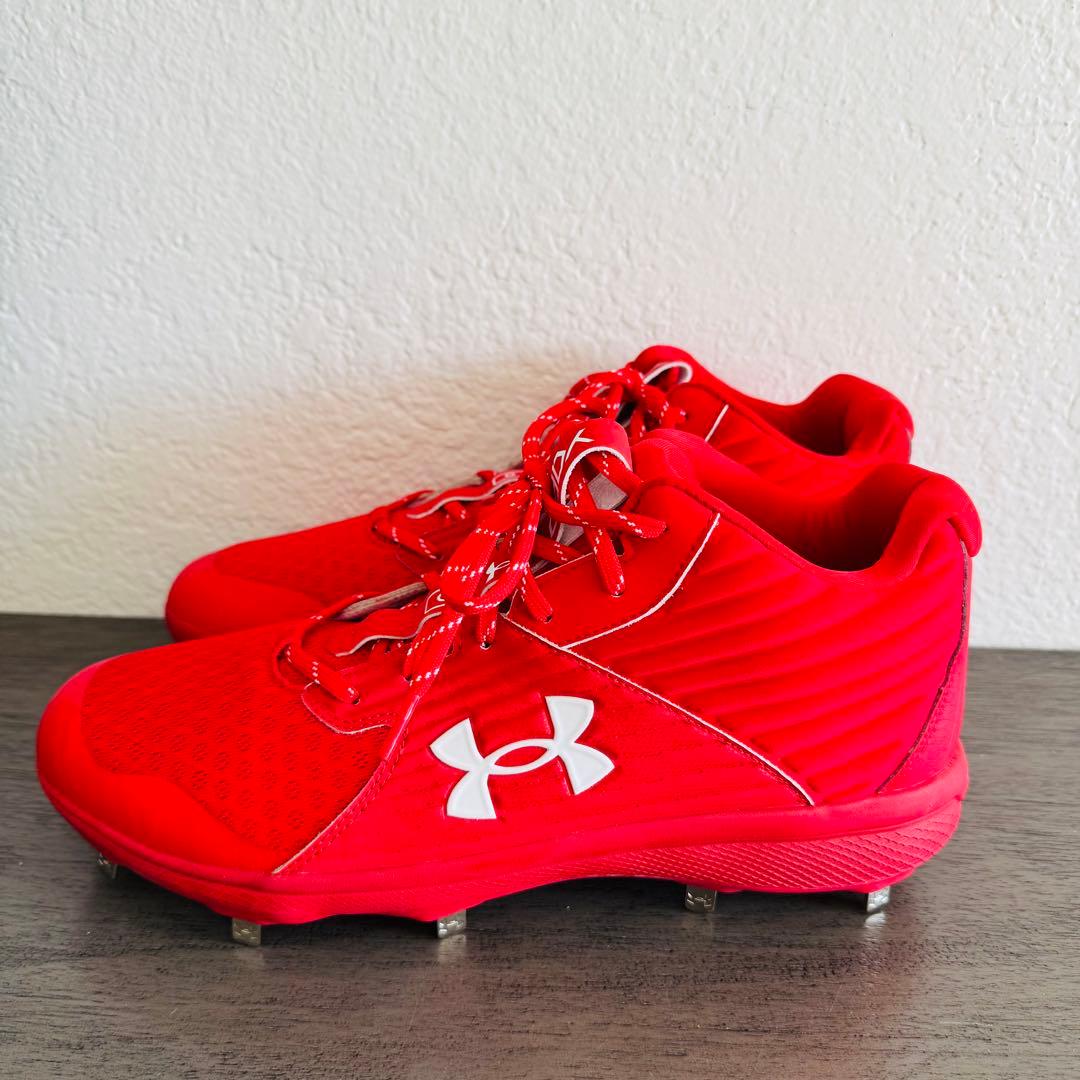 Under Armour レッド スパイクシューズ　31cm