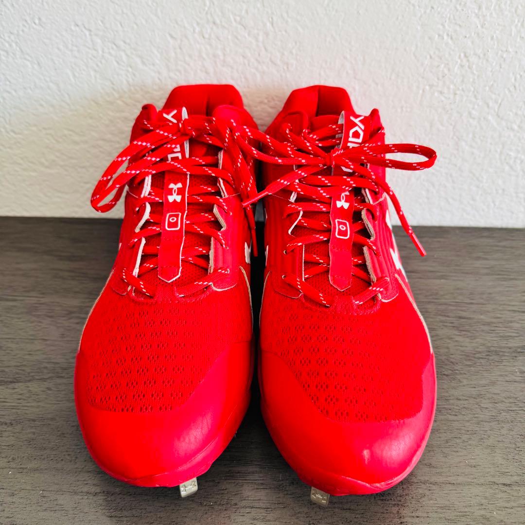 Under Armour レッド スパイクシューズ　31cm