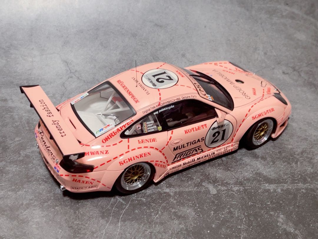 オートアート 1/18 ポルシェ911（996）GT3 RSR ZOLDER
