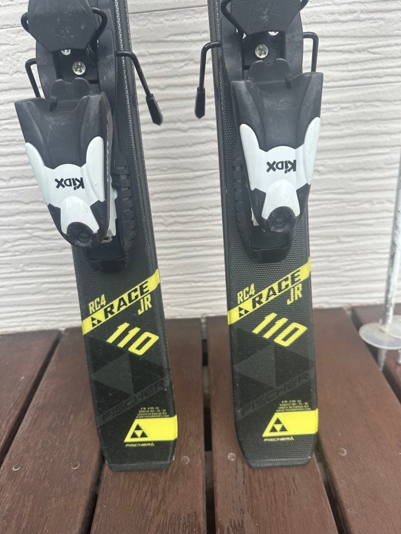 ジュニアスキーセット Fischer 110cm