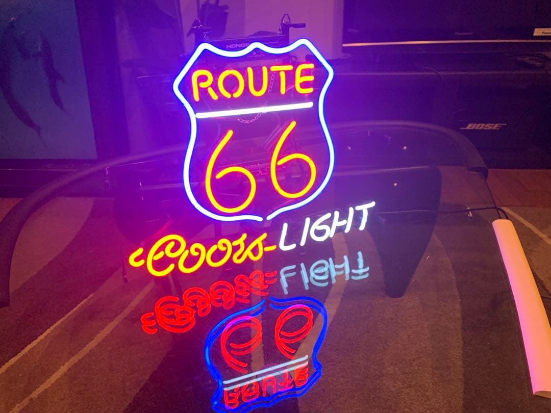 ルート66 カスタムネオサイン　未使用 ROUTE66