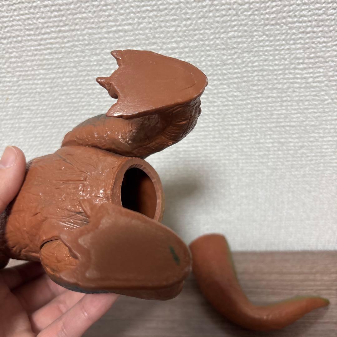 ソフビ　恐竜　ティラノサウルス　イグアノドン　ポリ人形　マルシン　パチソフビ