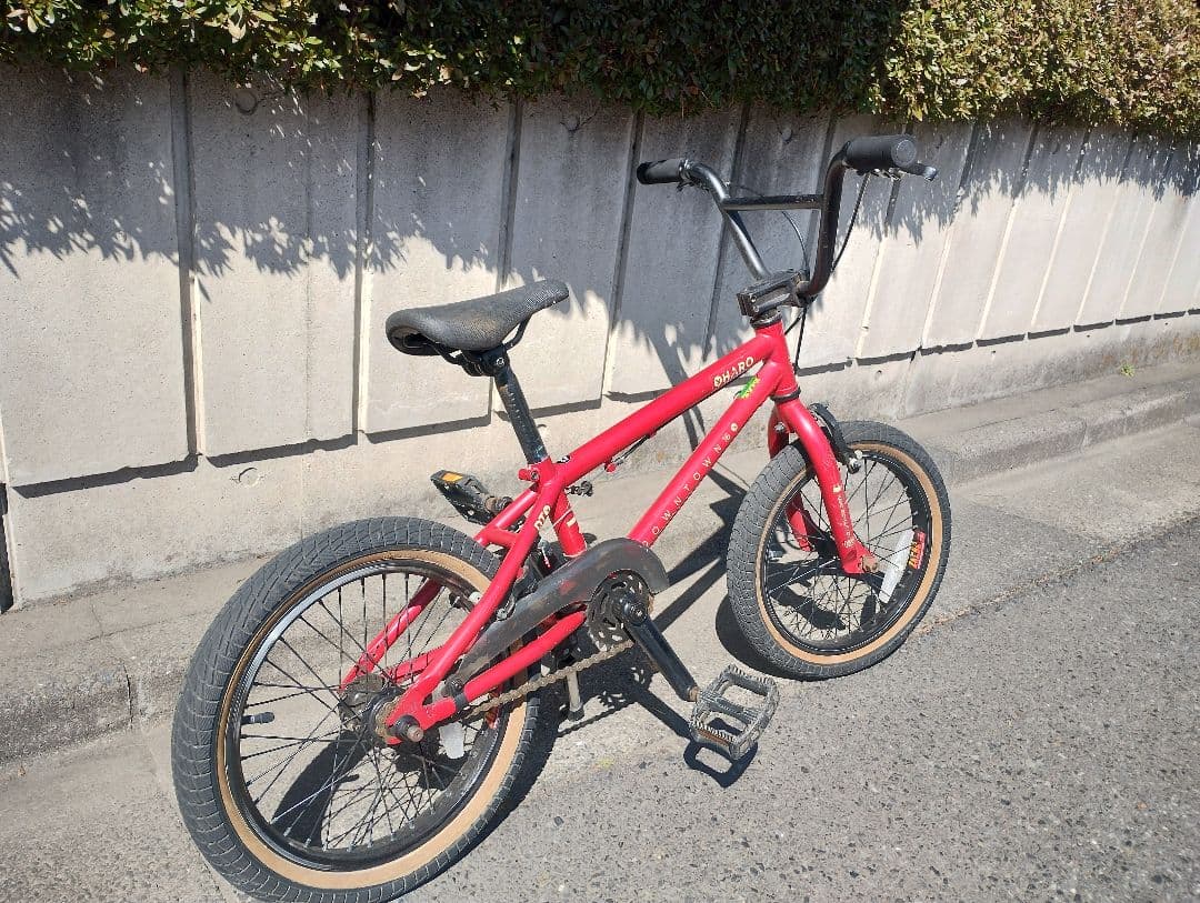 Haro downtown BMX 16インチ ジュニアバイク レッド 中古
