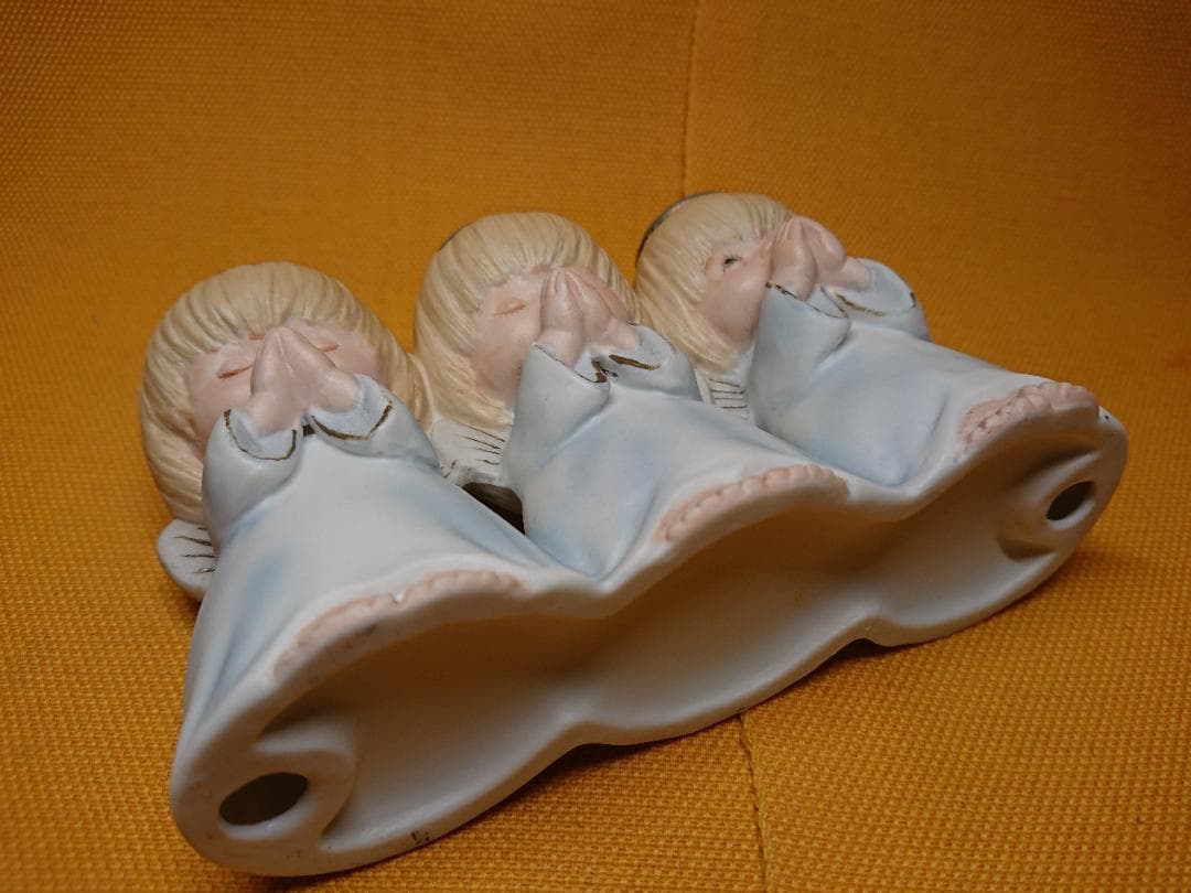 ビンテージ　人形　天使　陶器　置物　インテリア　工芸品　美術品　A2833