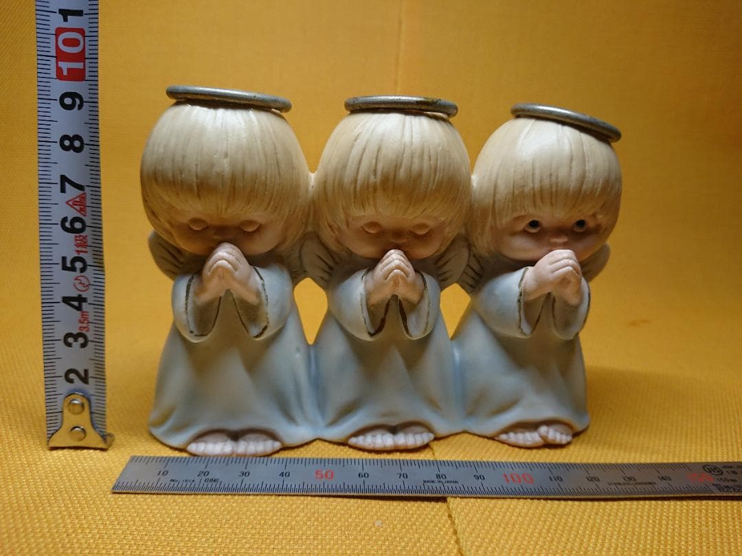 ビンテージ　人形　天使　陶器　置物　インテリア　工芸品　美術品　A2833