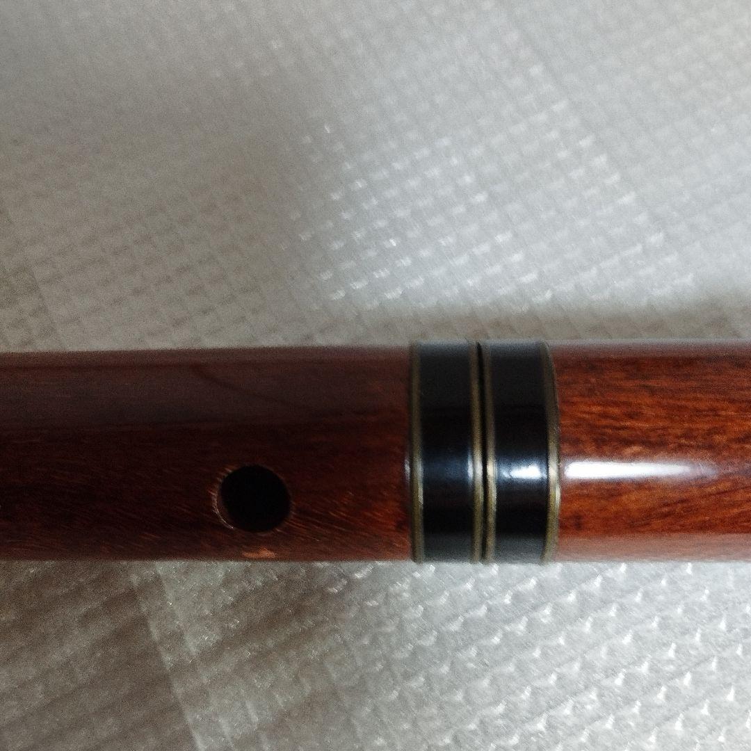 尺八 紅紫檀 　　薫風　和楽器　木製　YW58