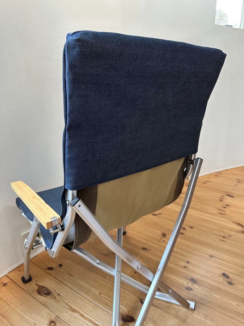 【2セット】シートカバー　デニム　スノーピーク ローチェア30 岡山デニム