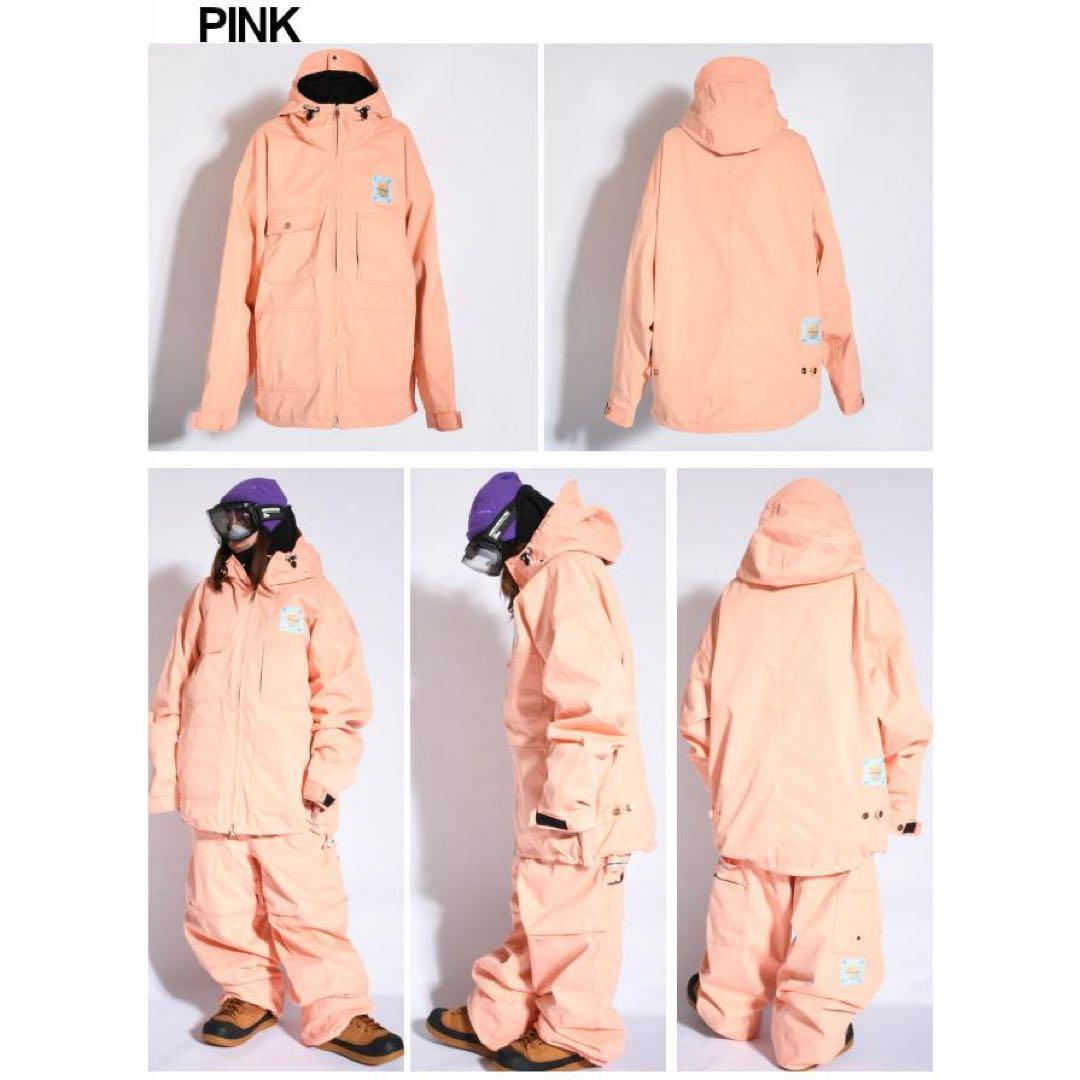 【新品】 PLAN B ワーカージャケット＆ペインターパンツ Pink Mサイズ