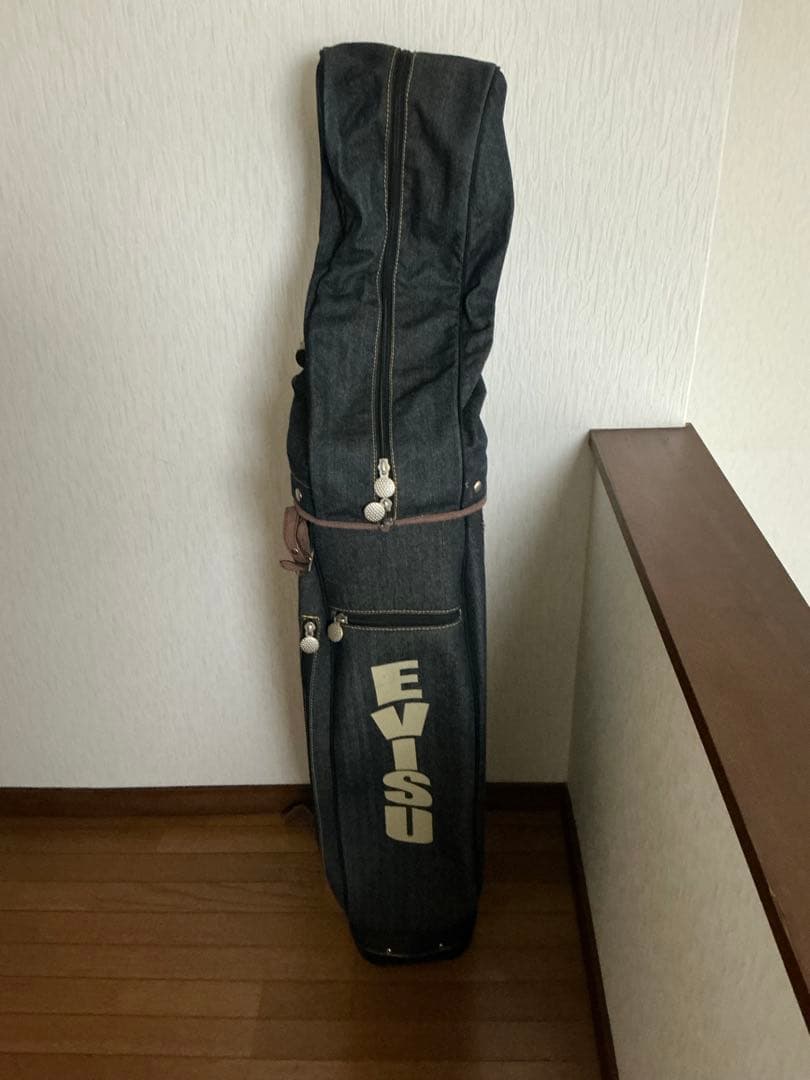 evisu キャディバッグ デニム　エヴィス　訳アリ