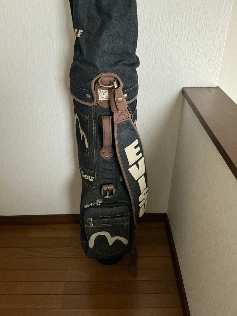 evisu キャディバッグ デニム　エヴィス　訳アリ