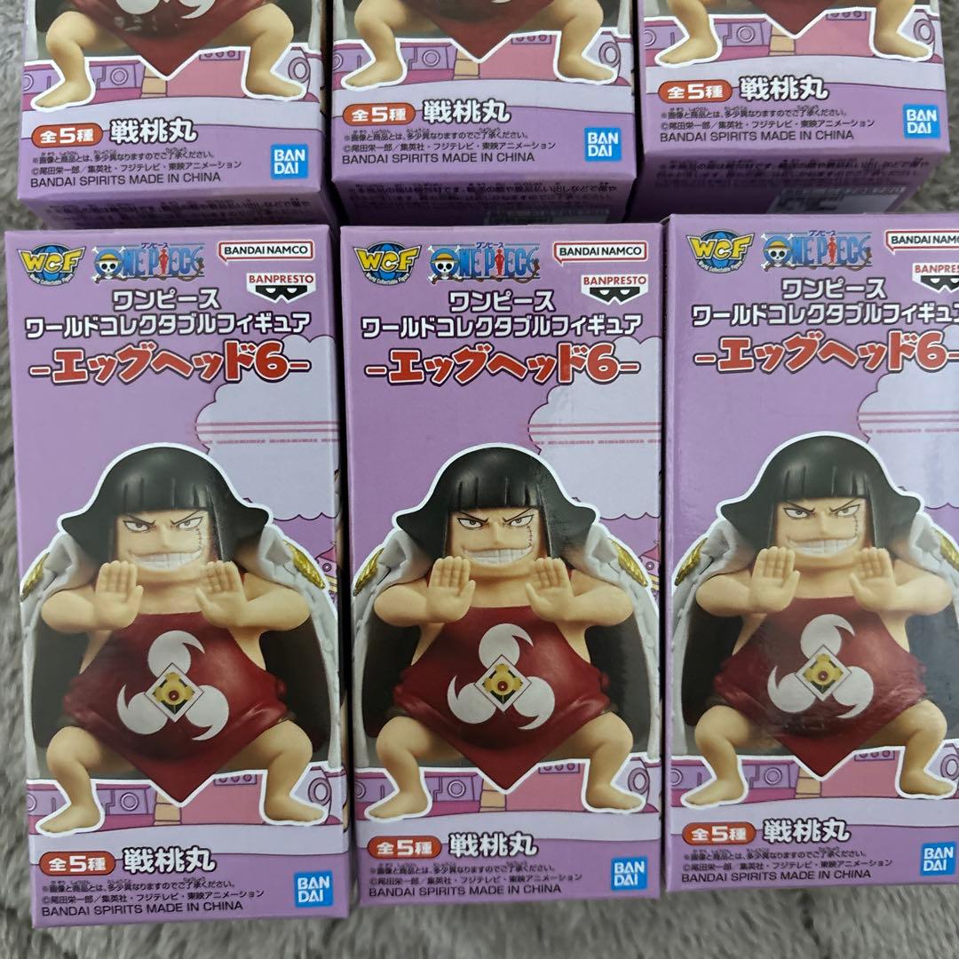 ワンピース ワールドコレクタブルフィギュア エッグヘッド6 戦桃丸 6体セット