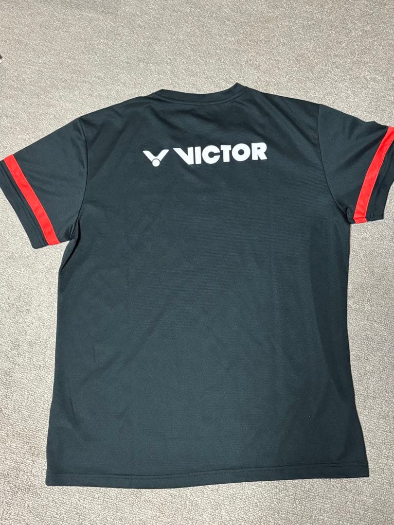 VICTOR Stingers ブラックシャツ XL