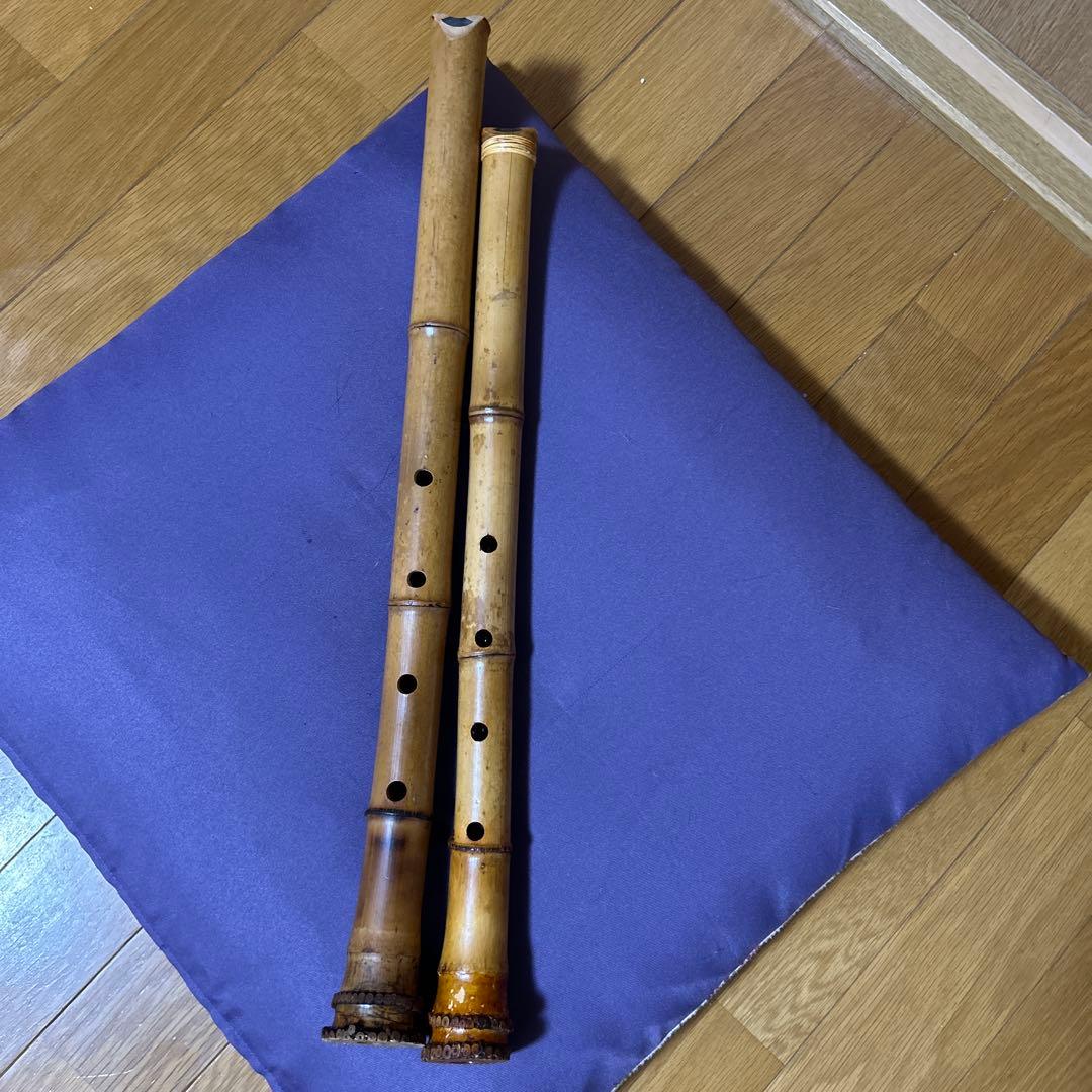 尺八本体 2本セット 竹製