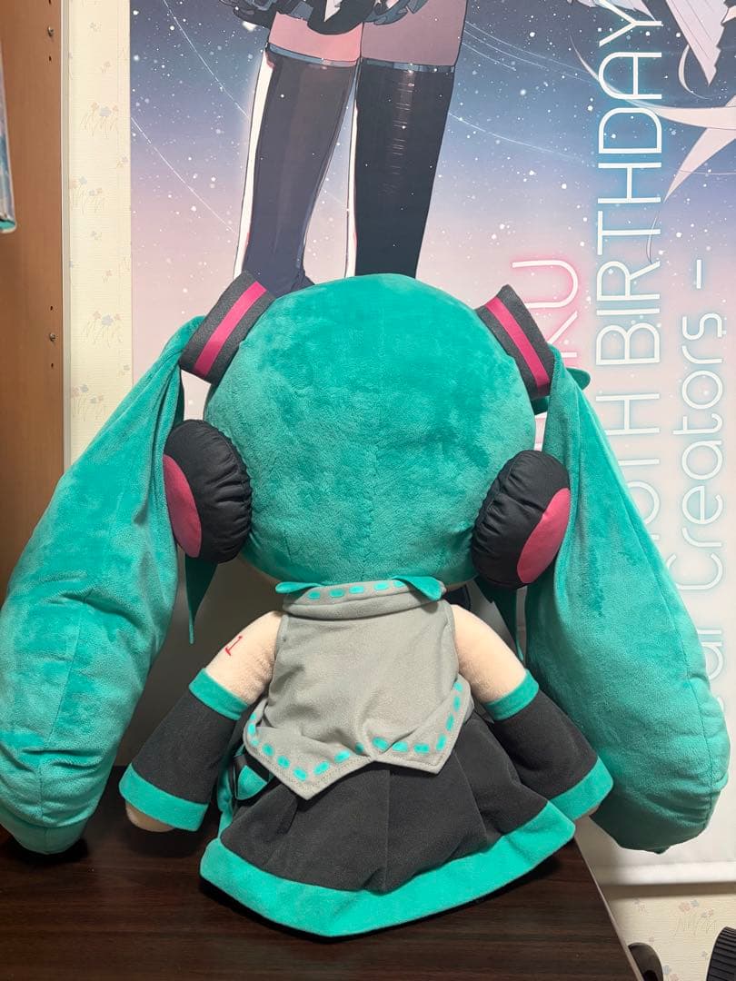 初音ミク ふわぷち どでかどでかジャンボぬいぐるみ