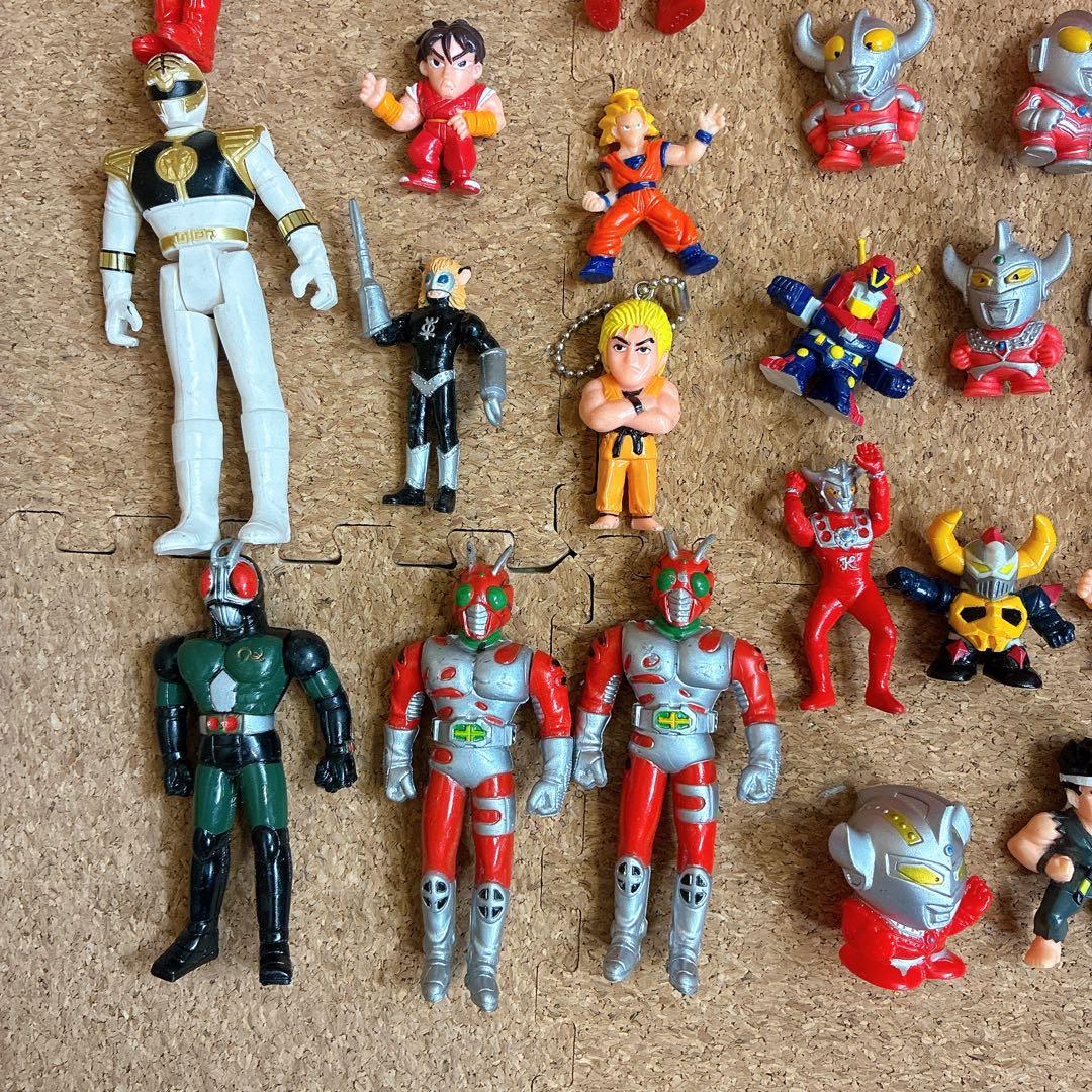 ウルトラマン・仮面ライダー フィギュアセット　指人形　ミニチュア　現状品