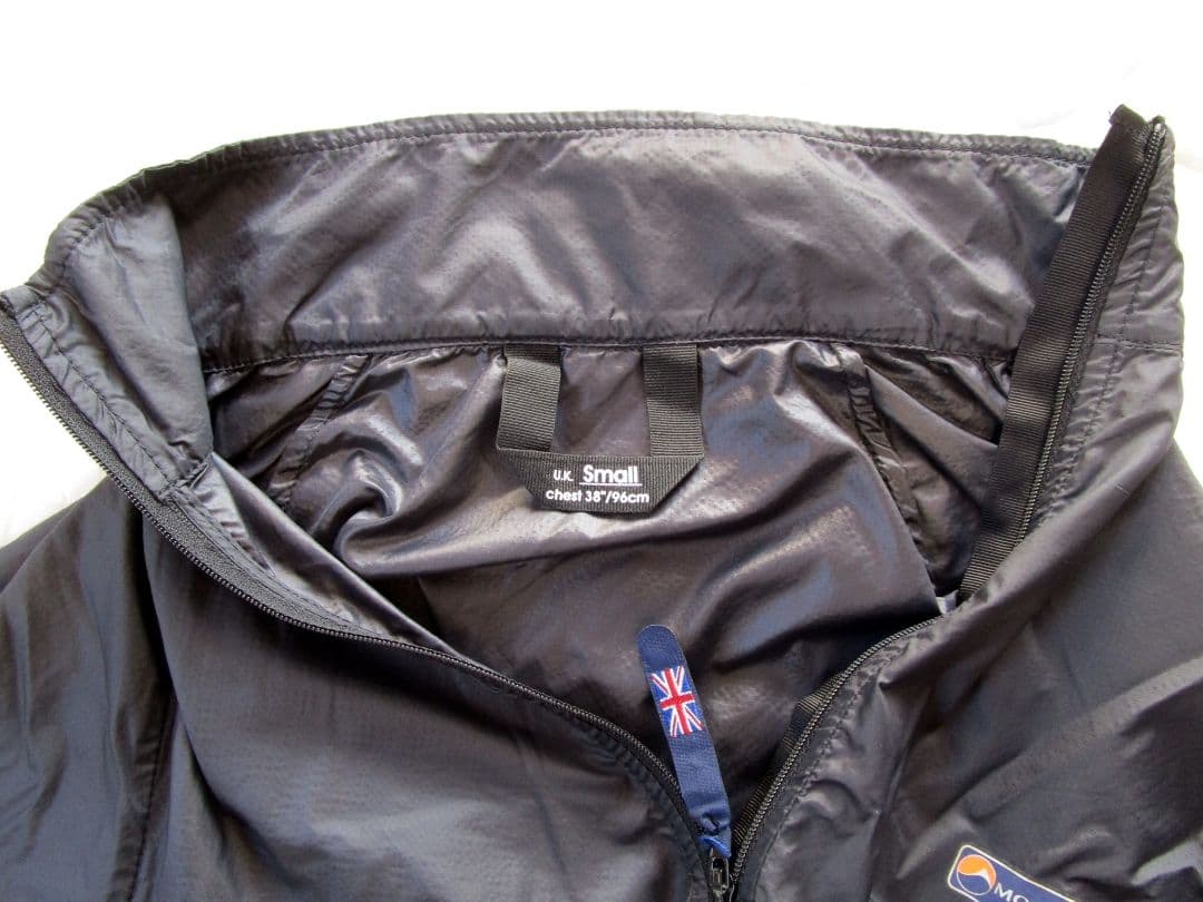モンテインMONTANEフェザーライトVELOジャケットPERTEXメンズS黒