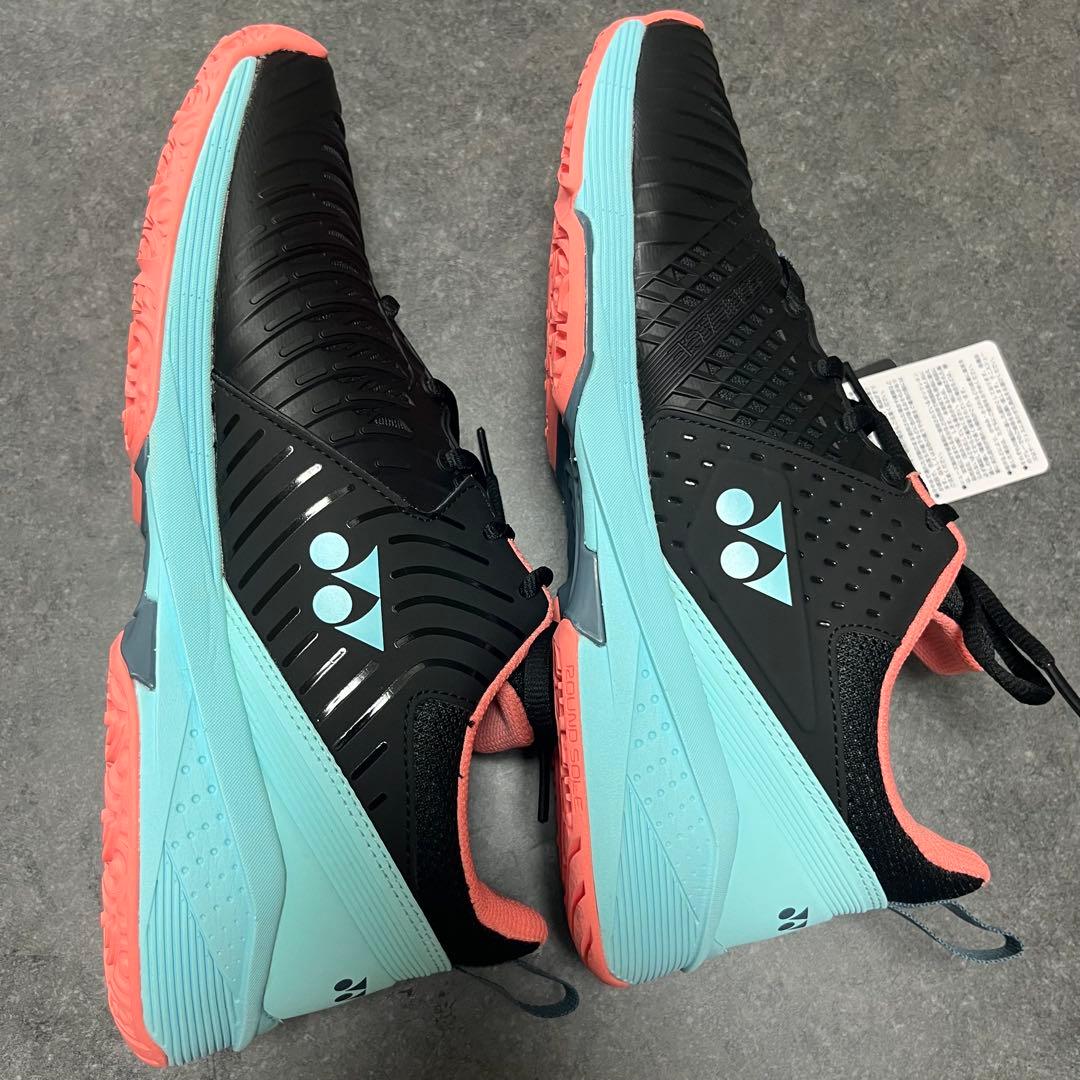 YONEX テニスシューズ ブラック/ピンク