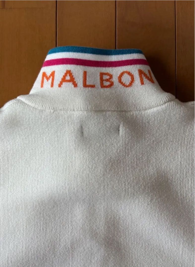 malbon golf ハーブジップニット
