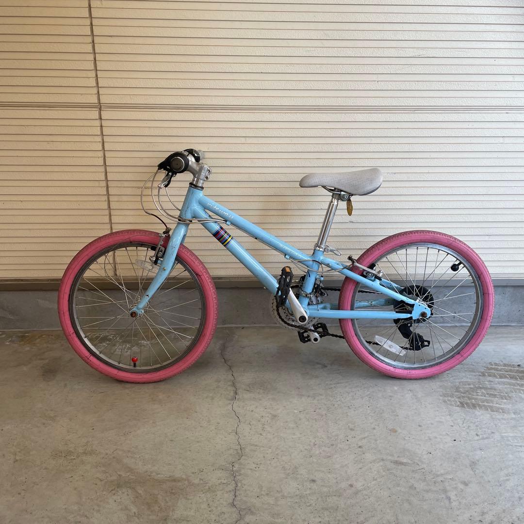 キッズ自転車 20インチ 水色 ピンク 8段変速⭐︎手渡し⭐︎