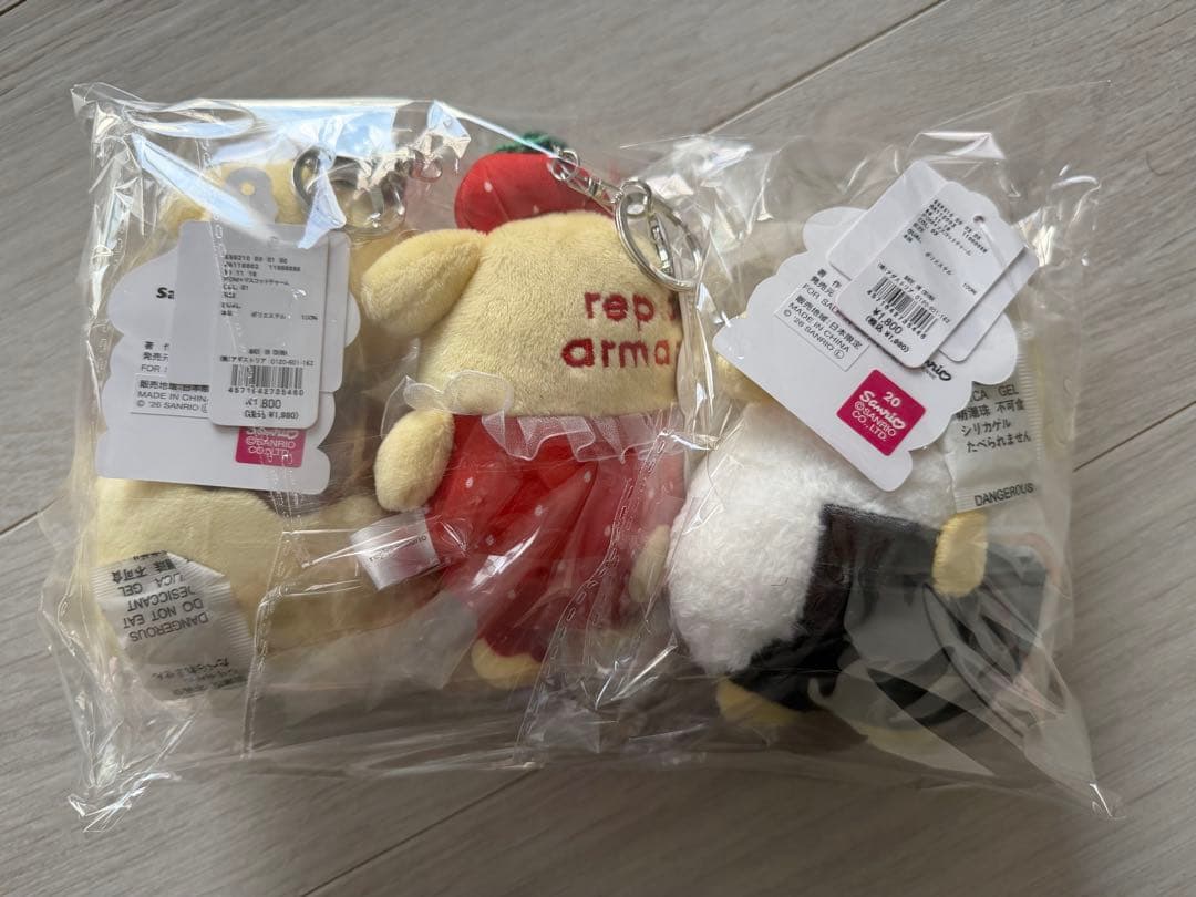レピピアルマリオ　ポムポムプリン　マスコットホルダー　おにぎり　プリン　いちご②